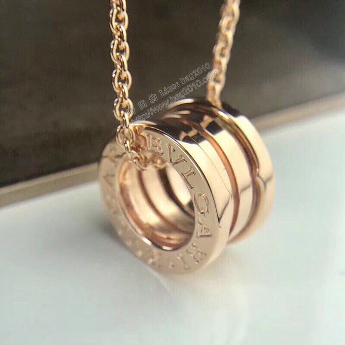Bvlgari飾品 寶格麗B.ZERO1系列 彈簧項鏈 原版龍蝦扣原版鏈尾  zgbq3008